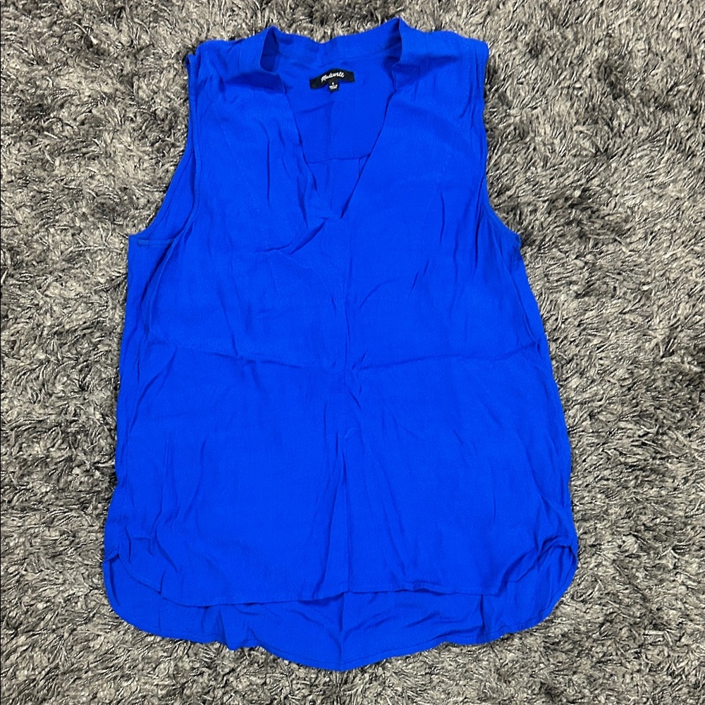 Madewell Royal Blue Sleeveless Top